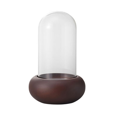 クレイ フラワーベース クモワ ブラウン 680-903-202 1個（ご注文単位1個）【直送品】