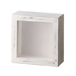 クレイ ナチュラルウッドボックス ホワイト 680-890-102 1個（ご注文単位1個）【直送品】