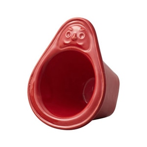 クレイ フラワーベース メデタッコ DARUMA レッド 175-345-500 1個（ご注文単位1個）【直送品】