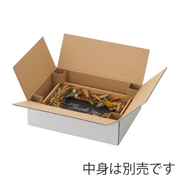 クレイ カードボードボックス フォーメッセージ ホワイト 960-556-100 1箱(ご注文単位1箱)【直送品】