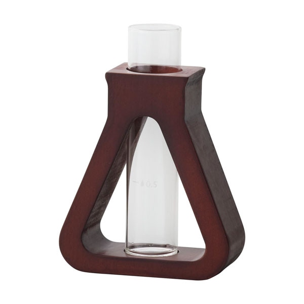 クレイ フラワーベース ラボ ブラウン 777-152-020 1個（ご注文単位1個）【直送品】