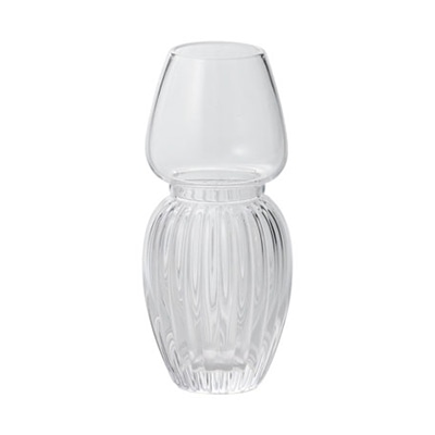 クレイ フラワーベース ルーチェ クリア 777-681-000 1個（ご注文単位1個）【直送品】