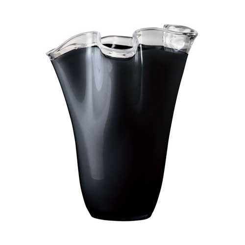 クレイ フラワーベース ヴィンカ ブラック 778-988-800 1個（ご注文単位1個）【直送品】