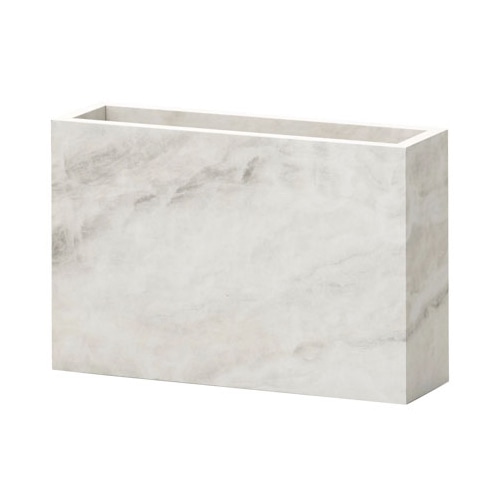 クレイ アレンジベース モノトーン レクタングル ホワイトマーブル 690-102-100 1個（ご注文単位1個）【直送品】