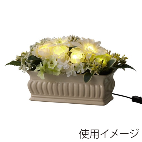 クレイ ライト フルール ドゥ グラティチュード アイボリー 675-302-301 1個（ご注文単位1個）【直送品】