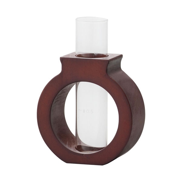 クレイ フラワーベース ラボ ブラウン 777-151-020 1個（ご注文単位1個）【直送品】