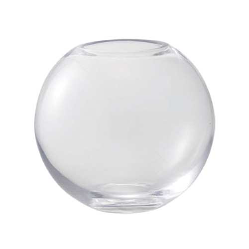 クレイ フラワーベース クラスオーブ クリア 777-625-000 1個（ご注文単位1個）【直送品】