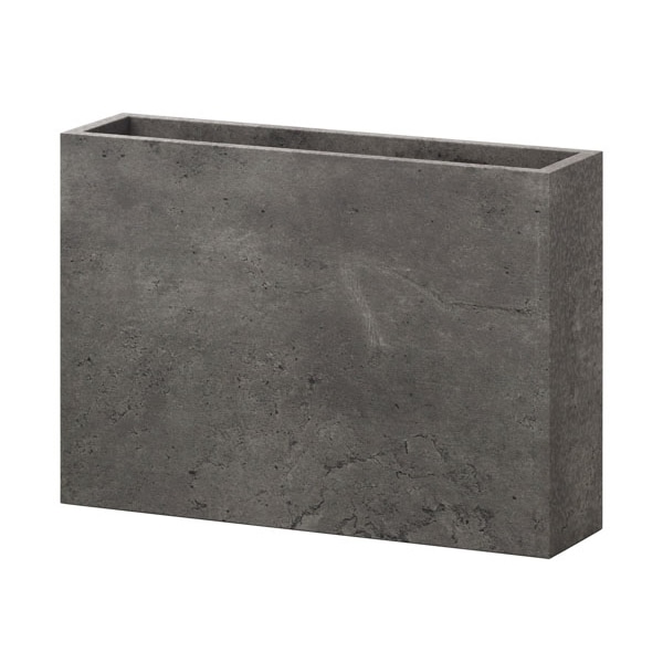クレイ アレンジベース モノトーン レクタングル コンクリート 690-103-810 1個（ご注文単位1個）【直送品】