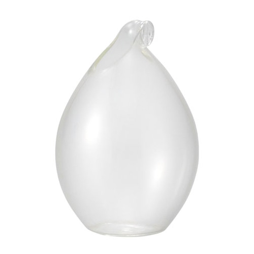 クレイ フラワーベース エアリードロップ クリア 777-091-000 1個（ご注文単位1個）【直送品】