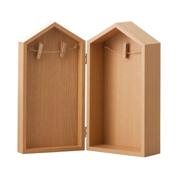 クレイ 開閉式ボックス マメゾン ナチュラル 680-078-310 1個（ご注文単位1個）【直送品】