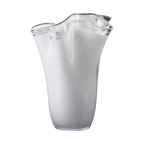 クレイ フラワーベース ヴィンカ ホワイト 778-988-100 1個（ご注文単位1個）【直送品】