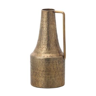 クレイ フラワーベース アルミニウム トリコ ゴールド 570-501-902 1個（ご注文単位1個）【直送品】