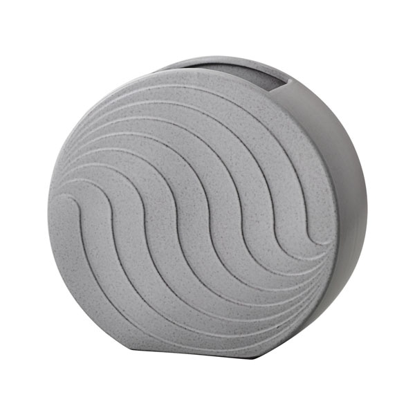 クレイ フラワーベース ルーナ スズ 155-070-101 1個（ご注文単位1個）【直送品】