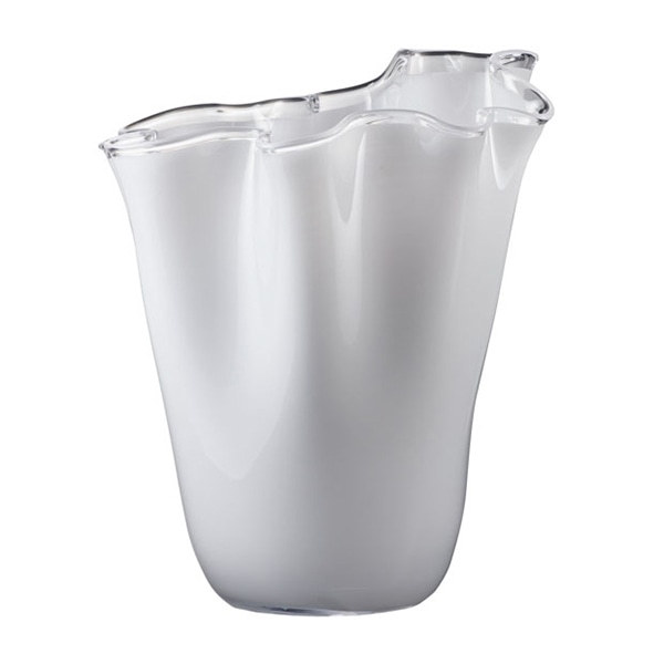 クレイ フラワーベース ヴィンカ ホワイト 778-989-100 1個(ご注文単位1個)【直送品】