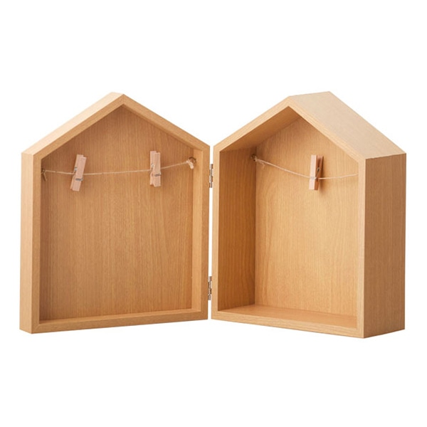 クレイ 開閉式ボックス マメゾン ナチュラル 680-077-310 1個（ご注文単位1個）【直送品】