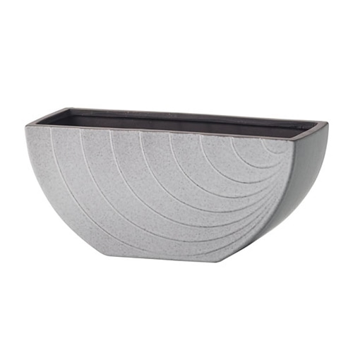 クレイ フラワーベース ルーナ スズ 155-069-101 1個（ご注文単位1個）【直送品】