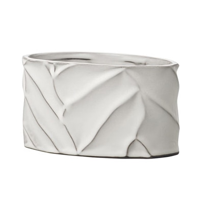 クレイ アレンジベース メルキ アンティークホワイト 178-343-180 1個（ご注文単位1個）【直送品】