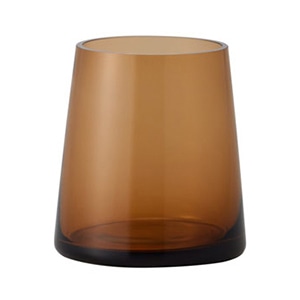 クレイ フラワーベース コニカグラス ブラウン 777-752-200 1個（ご注文単位1個）【直送品】