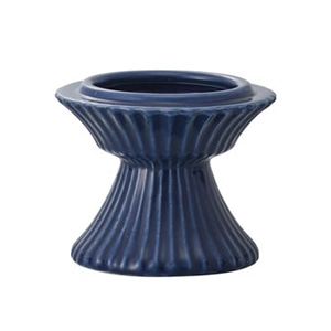 クレイ フラワーベース フィーカ インディゴブルー 159-522-600 1個(ご注文単位1個)【直送品】