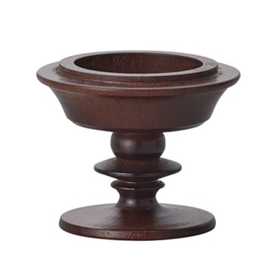 クレイ フラワーベース オラクル ダークブラウン 680-922-202 1個(ご注文単位1個)【直送品】