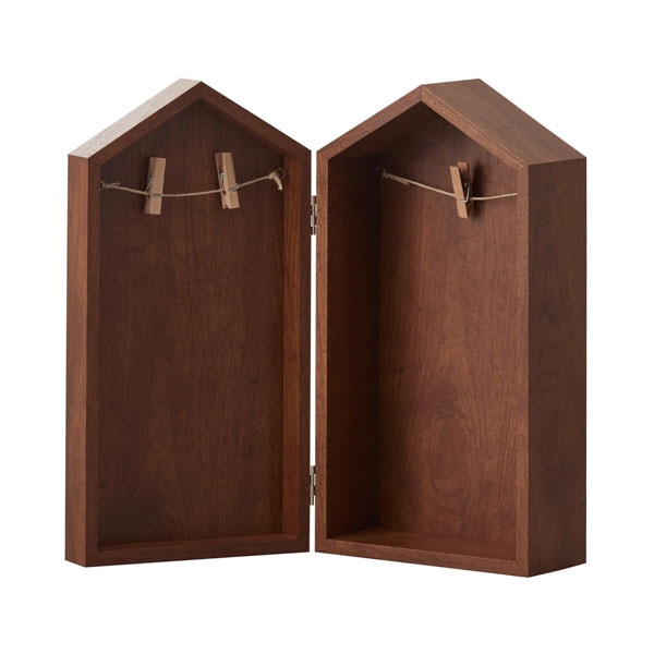 クレイ 開閉式ボックス マメゾン ブラウン 680-078-200 1個（ご注文単位1個）【直送品】