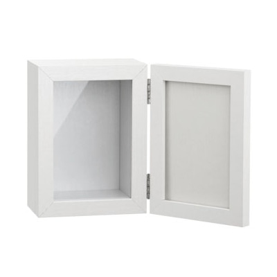 クレイ フォトボックス 4 ヴァーティカル ホワイト 680-881-100 1個（ご注文単位1個）【直送品】