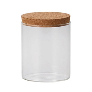 クレイ ガラスシリンダー ウィズコルク ナチュラル 777-411-000 1個（ご注文単位1個）【直送品】