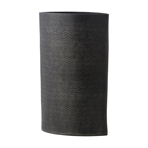 クレイ フラワーベース アルミニウム トリコ ブラック 570-506-802 1個（ご注文単位1個）【直送品】