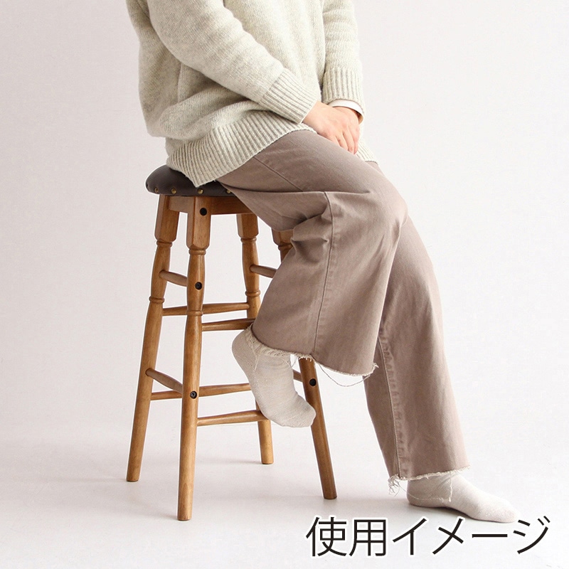 市場 ラシック　ハイスツール　High　Stool ブラウン RAS-3333BR 1台（ご注文単位1台）【直送品】