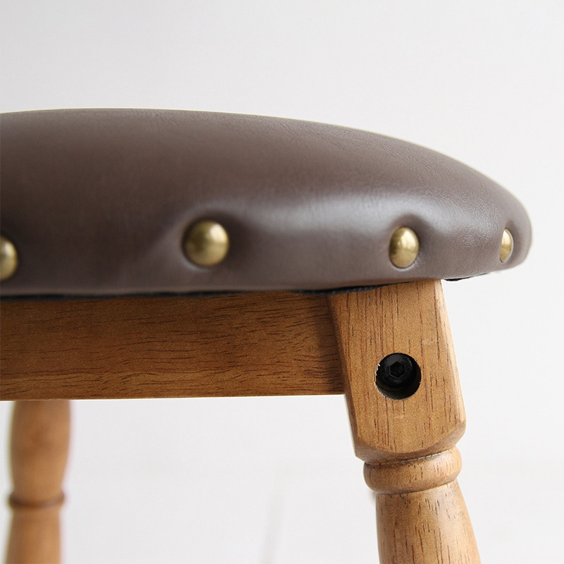 市場 ラシック　ハイスツール　High　Stool ブラウン RAS-3333BR 1台（ご注文単位1台）【直送品】