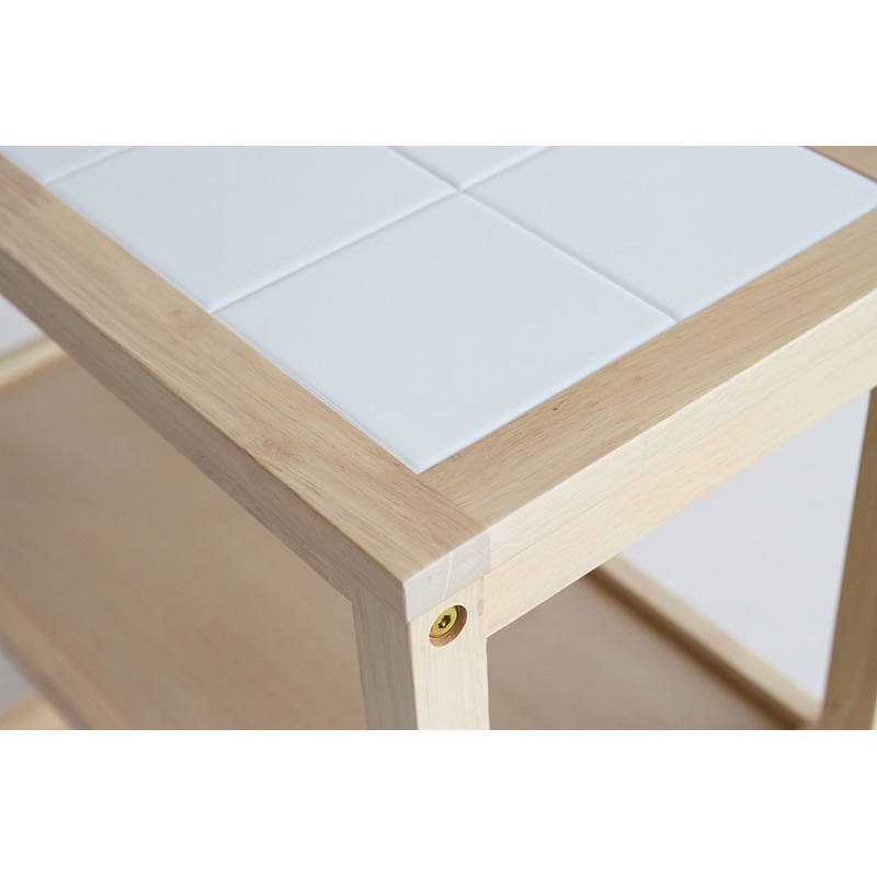 市場 Soup スリムワゴン 3段 ナチュラル W-3347NA 1台(ご注文単位1台)【直送品】