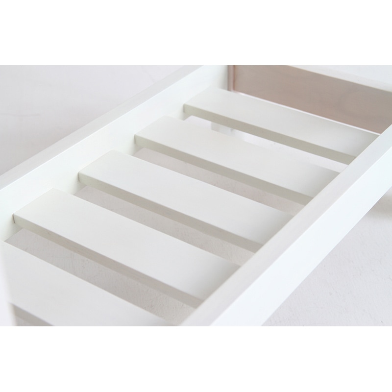 市場 Soup スリムワゴン 4段 ホワイト W-3348WH 1台(ご注文単位1台)【直送品】