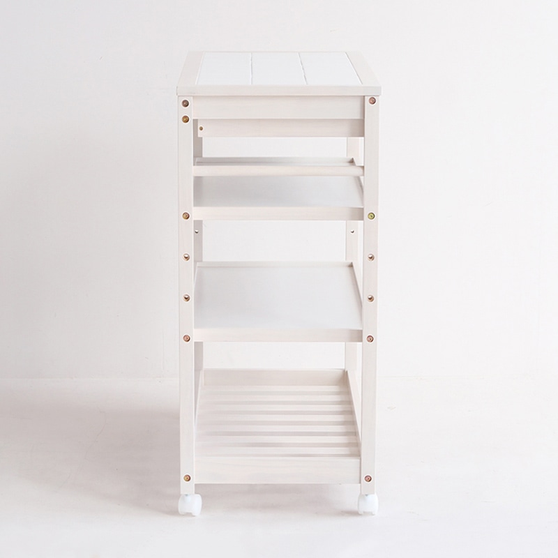 市場 Soup キッチンワゴン ワイド ホワイト W-3351WH 1台(ご注文単位1台)【直送品】