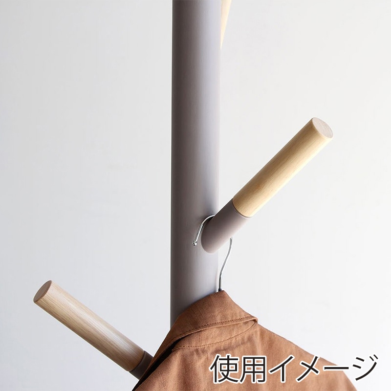 市場 ポールハンガー Pole Hanger cime グレージュ H-3395GRJ 1台(ご注文単位1台)【直送品】