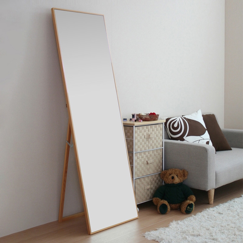 市場 タイトスタイルミラー ワイド ナチュラル M-3568NA 1台(ご注文単位1台)【直送品】