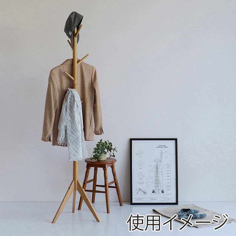 市場 ポールハンガー Pole Hange cony ナチュラル ILH-3664NA 1台(ご注文単位1台)【直送品】