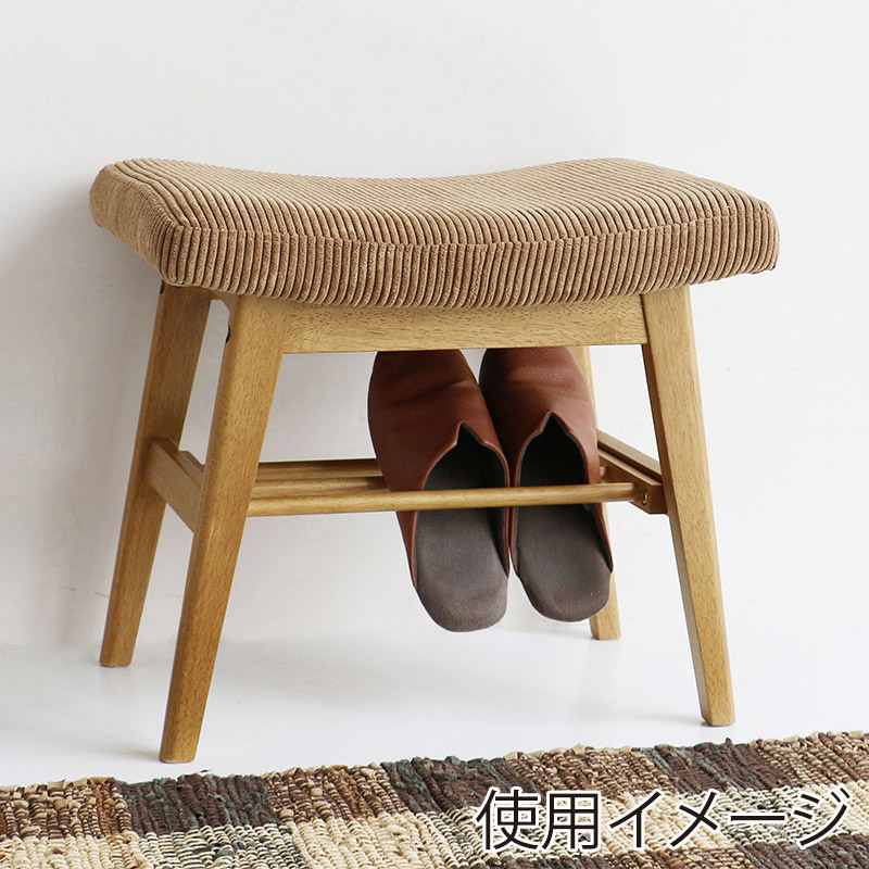 市場 Rasic オットマン スツール コーデュロイ生地×ブラウン RAS-3689COBR 1台（ご注文単位1台）【直送品】