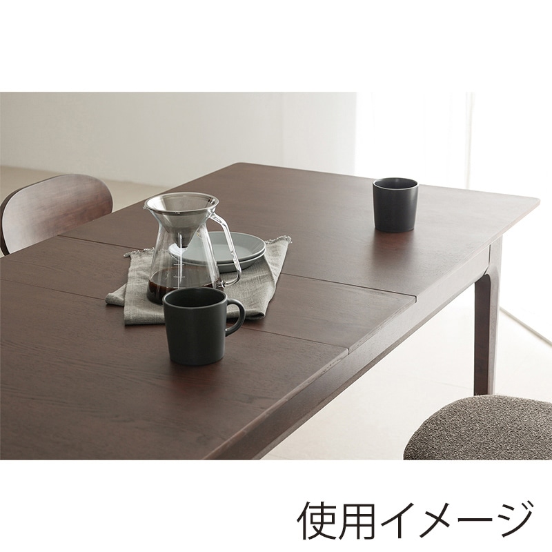 市場 テーブル ExtensionDiningTable ブラウン MAT-3700BR 1台(ご注文単位1台)【直送品】