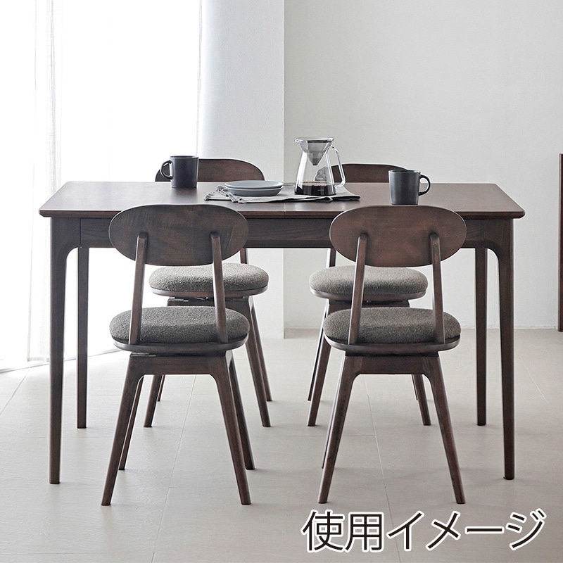 市場 テーブル ExtensionDiningTable ブラウン MAT-3700BR 1台(ご注文単位1台)【直送品】