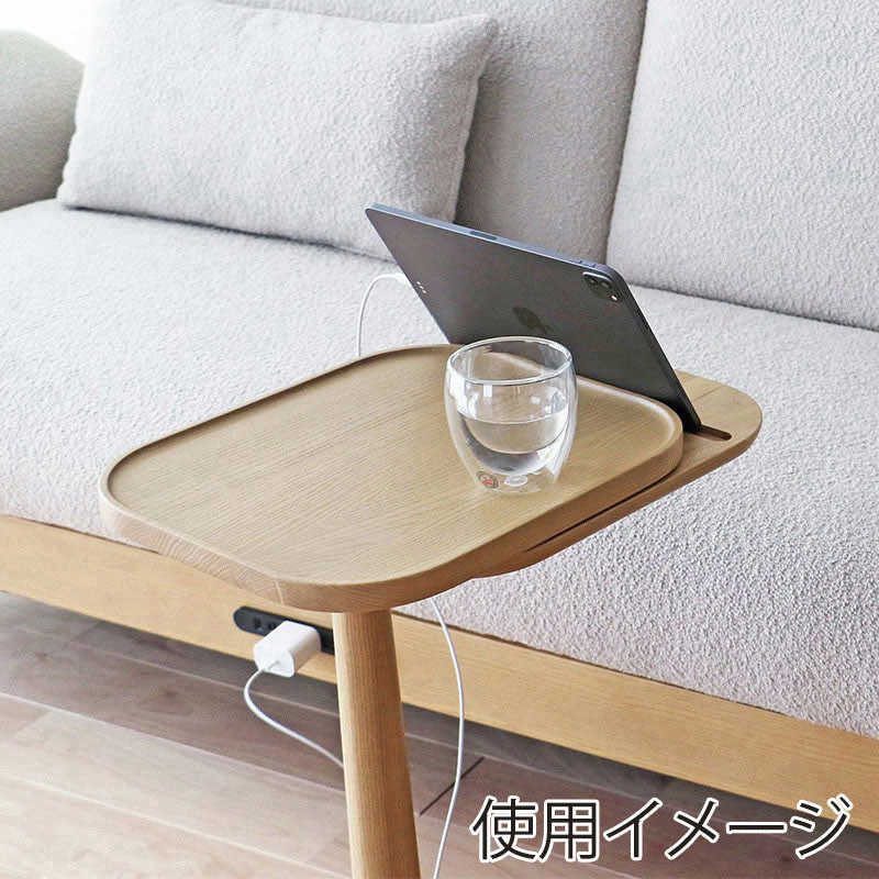 市場 マルシェフ テーブル SlideSideTable ナチュラル MAT-3705NA 1台(ご注文単位1台)【直送品】