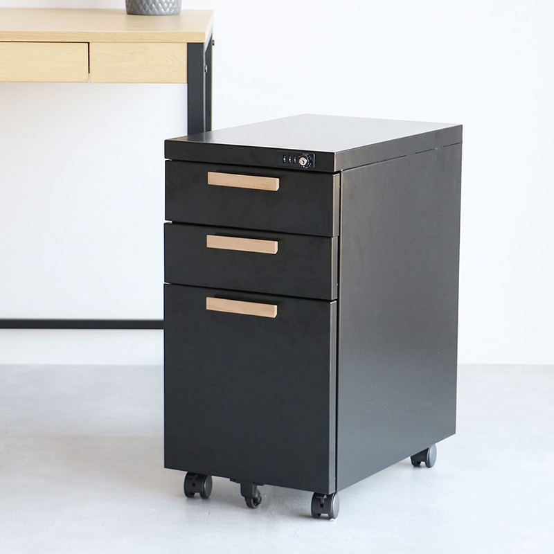 市場 デスクワゴン ブラック OFK-3759BK 1台(ご注文単位1台)【直送品】