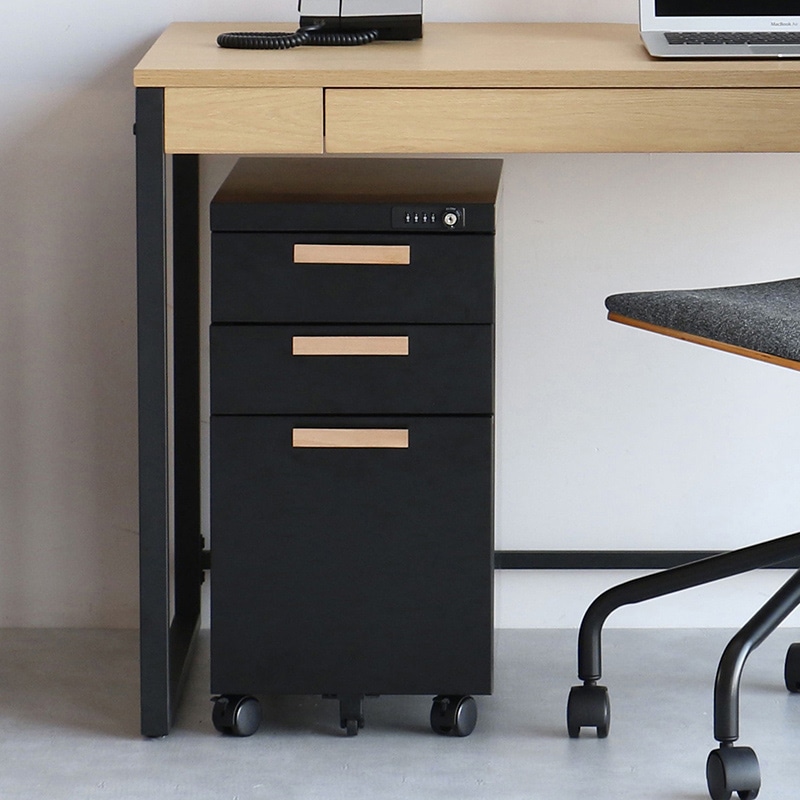 市場 デスクワゴン ブラック OFK-3759BK 1台(ご注文単位1台)【直送品】