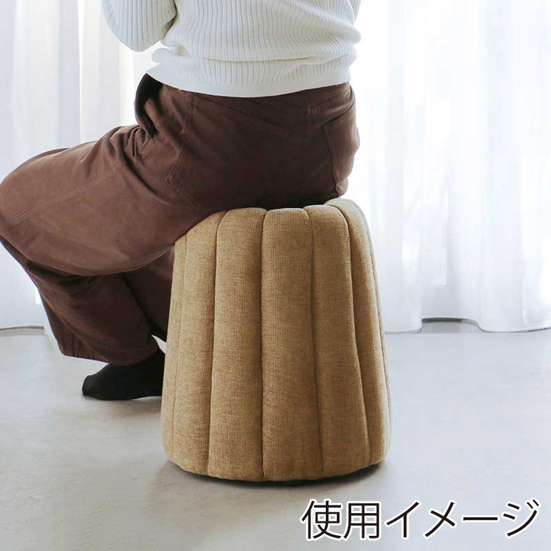 市場 カヌレ スツール ベージュ PFS-3813BE 1台(ご注文単位1台)【直送品】