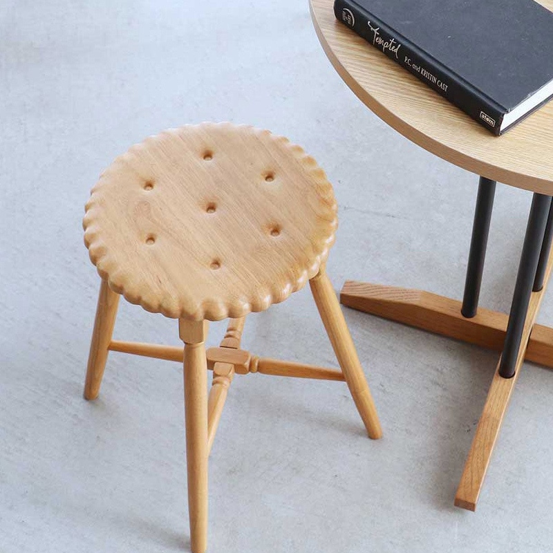 市場 ビスケット スツール ナチュラル PFS-3814NA 1台（ご注文単位1台）【直送品】