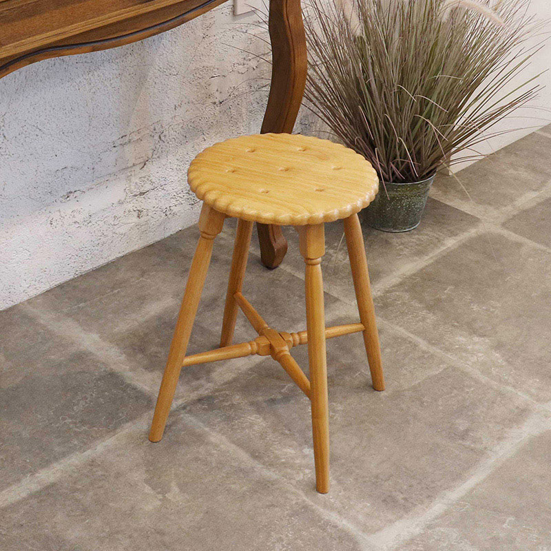 市場 ビスケット スツール ナチュラル PFS-3814NA 1台（ご注文単位1台