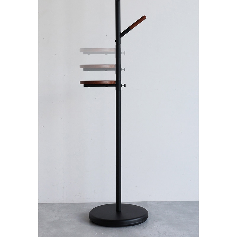 市場 ポールハンガー ブラック H-3827BK 1台(ご注文単位1台)【直送品】