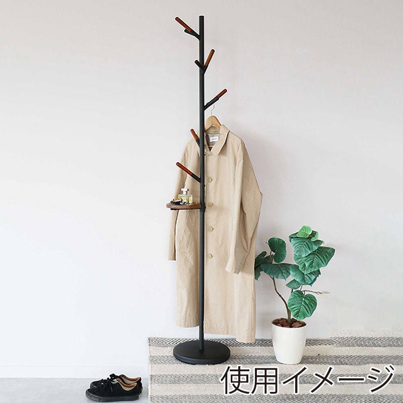 市場 ポールハンガー ブラック H-3827BK 1台(ご注文単位1台)【直送品】