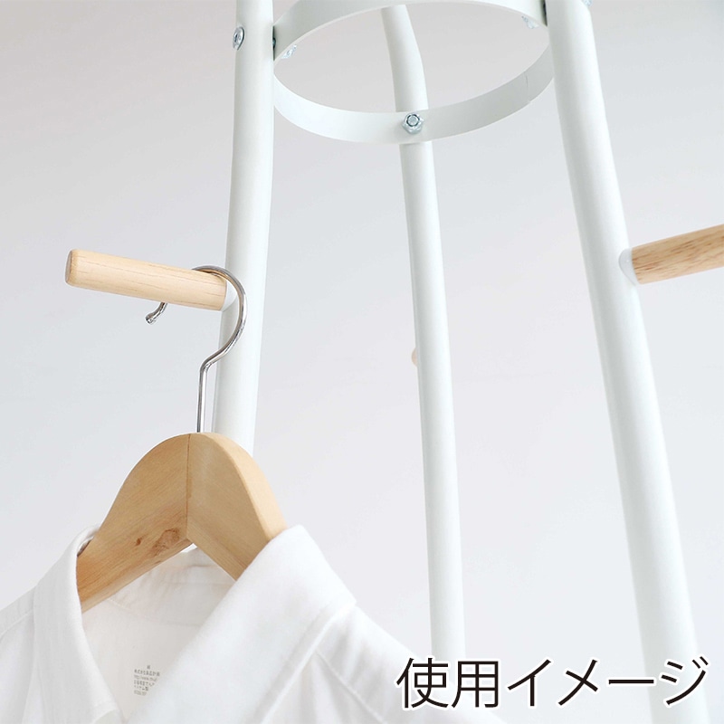 市場 タワーハンガー アイボリー H-3828IV 1台（ご注文単位1台）【直送品】
