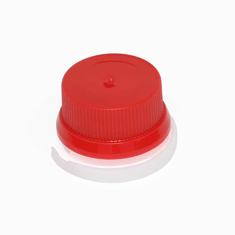 ハニー PPボトル容器 FSI耐熱キャップ丸穴赤白付き 180ml 打栓式 PP180 600個/箱(ご注文単位1箱)【直送品】