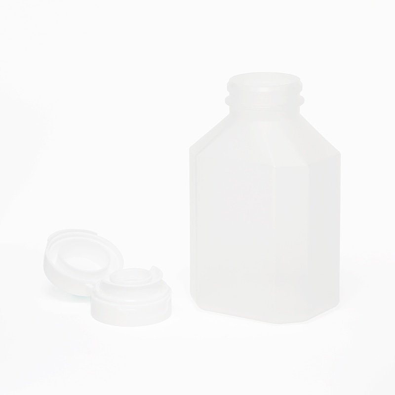 ハニー PPボトル容器　ヒンジキャップ白付き 180ml　打栓式 PP180 600個/箱（ご注文単位1箱）【直送品】